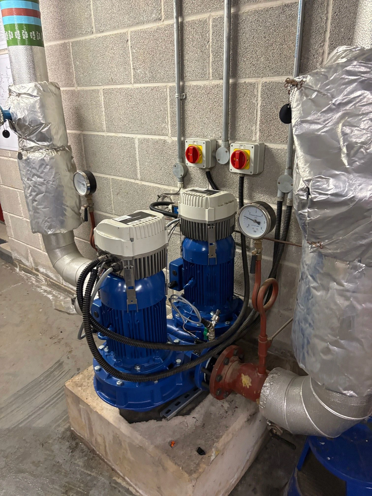 A plumbing installation in Somerset